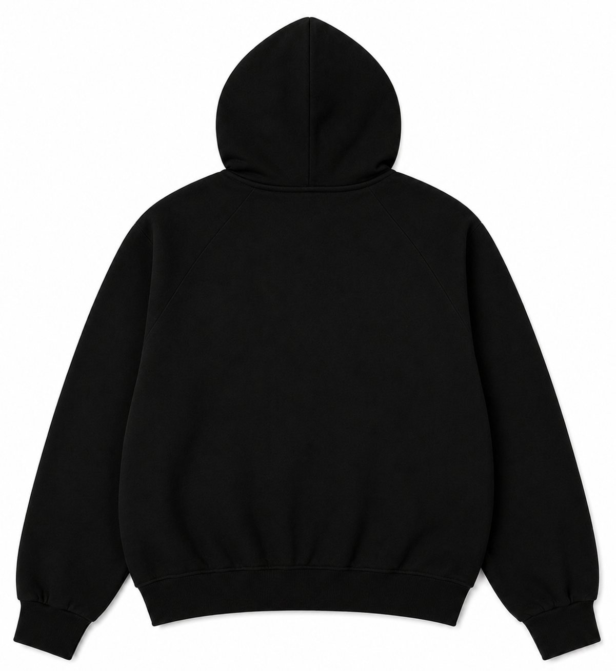 Raglan Hoodie (Black)