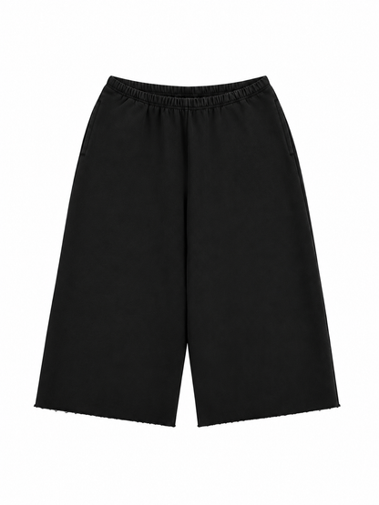 Lounge 3/4 Shorts (Black)