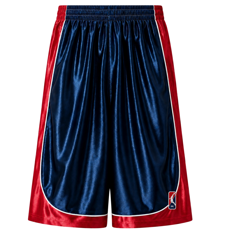 Basketball Jorts (Red/Blue)