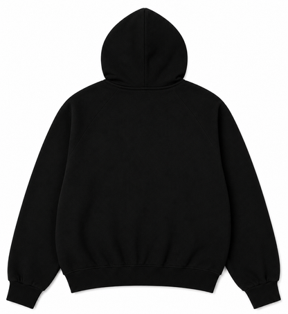 Raglan Hoodie (Black)