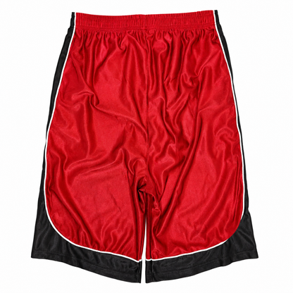 Basketball Jorts (Black/Red)