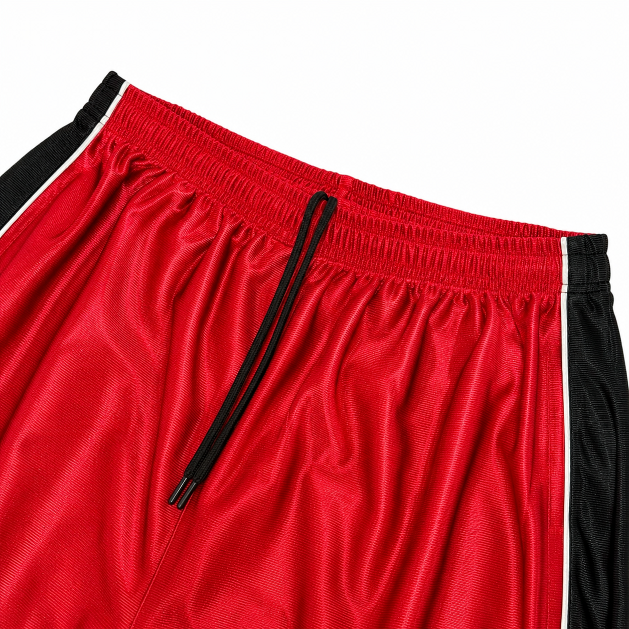 Basketball Jorts (Black/Red)