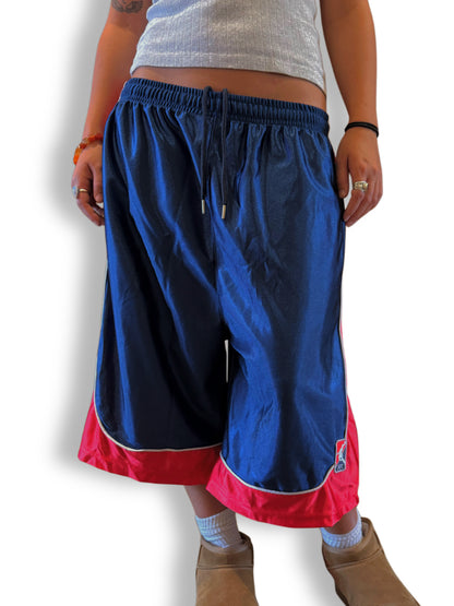 Basketball Jorts (Red/Blue)