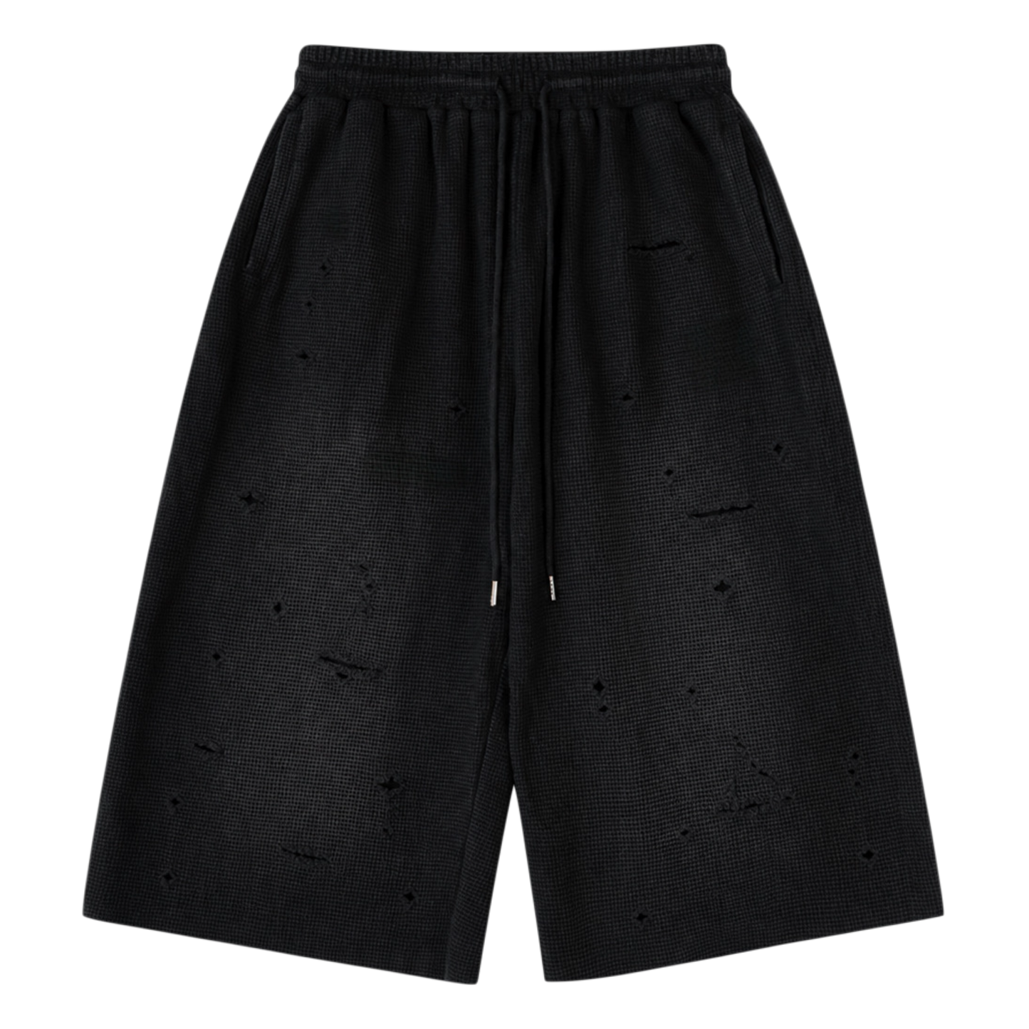 Oversized Waffle Shorts